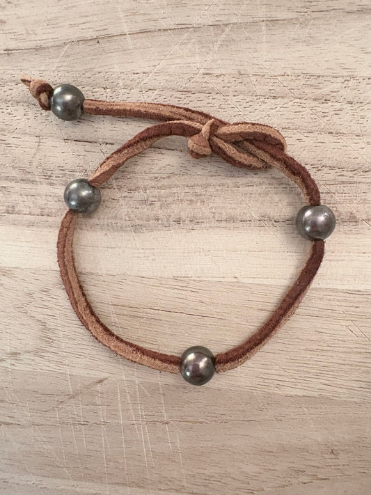 Elle Deerskin Luxe Anklet