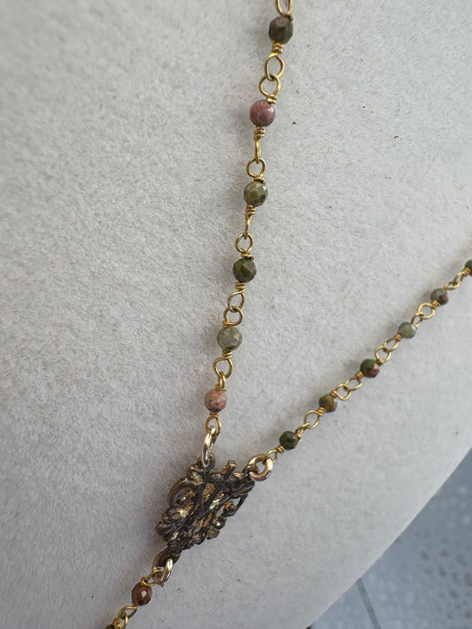 Unakite Jasper Rosary