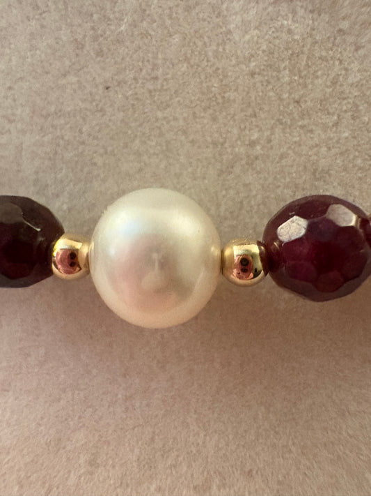 Scarlet Garnet Choker