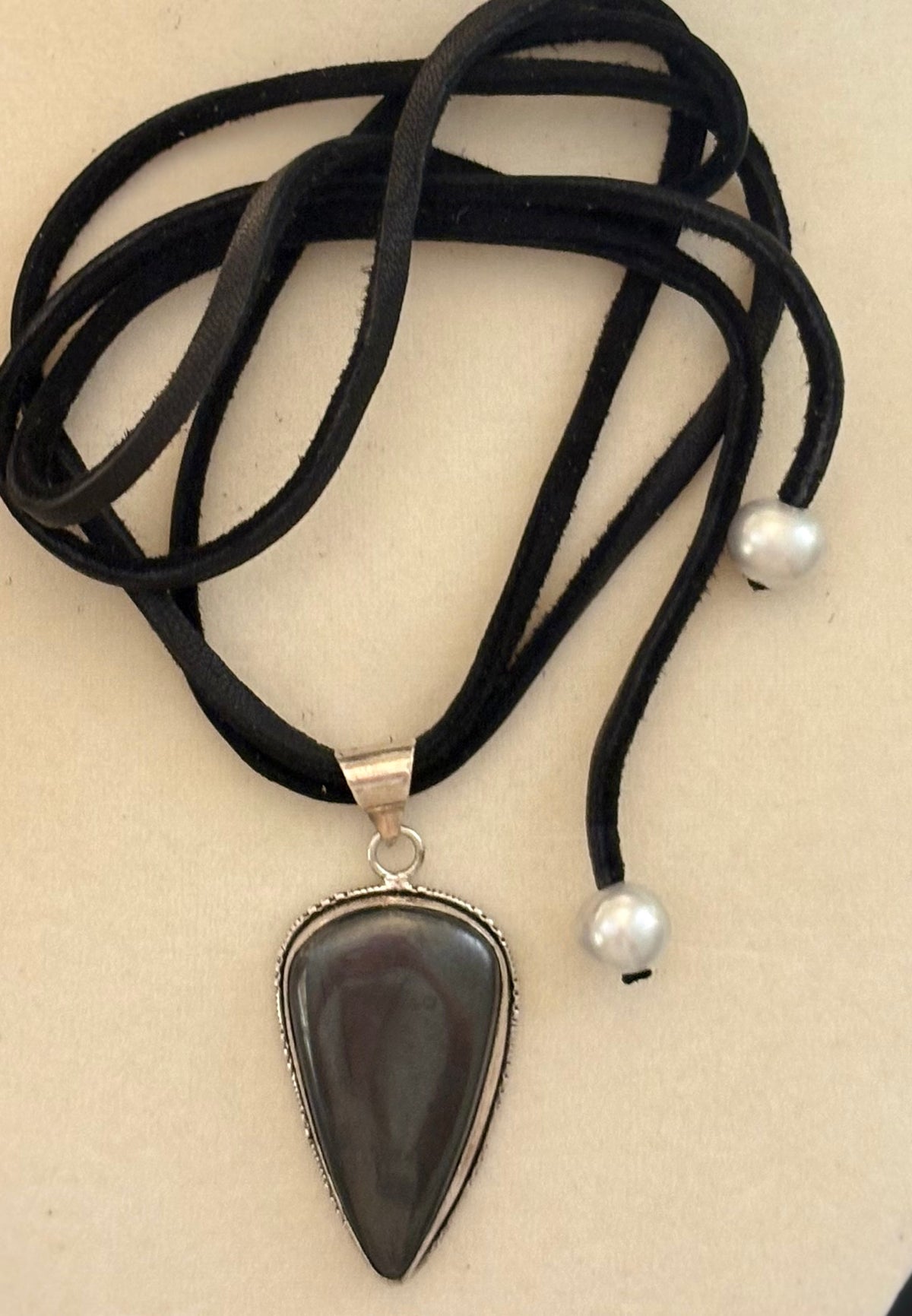 Wild Pearl Deerskin Wrap