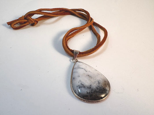 Dendritic Opal Men’s Choker