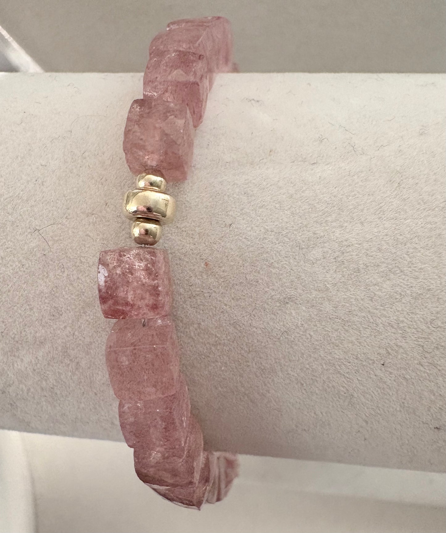 Strawberry Quartz Bracelet