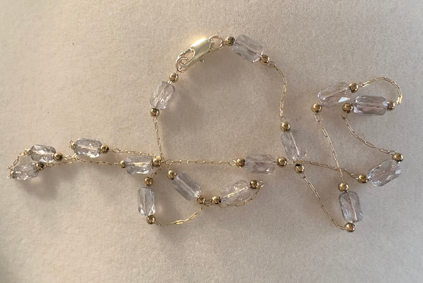 Transparent Glass Necklace