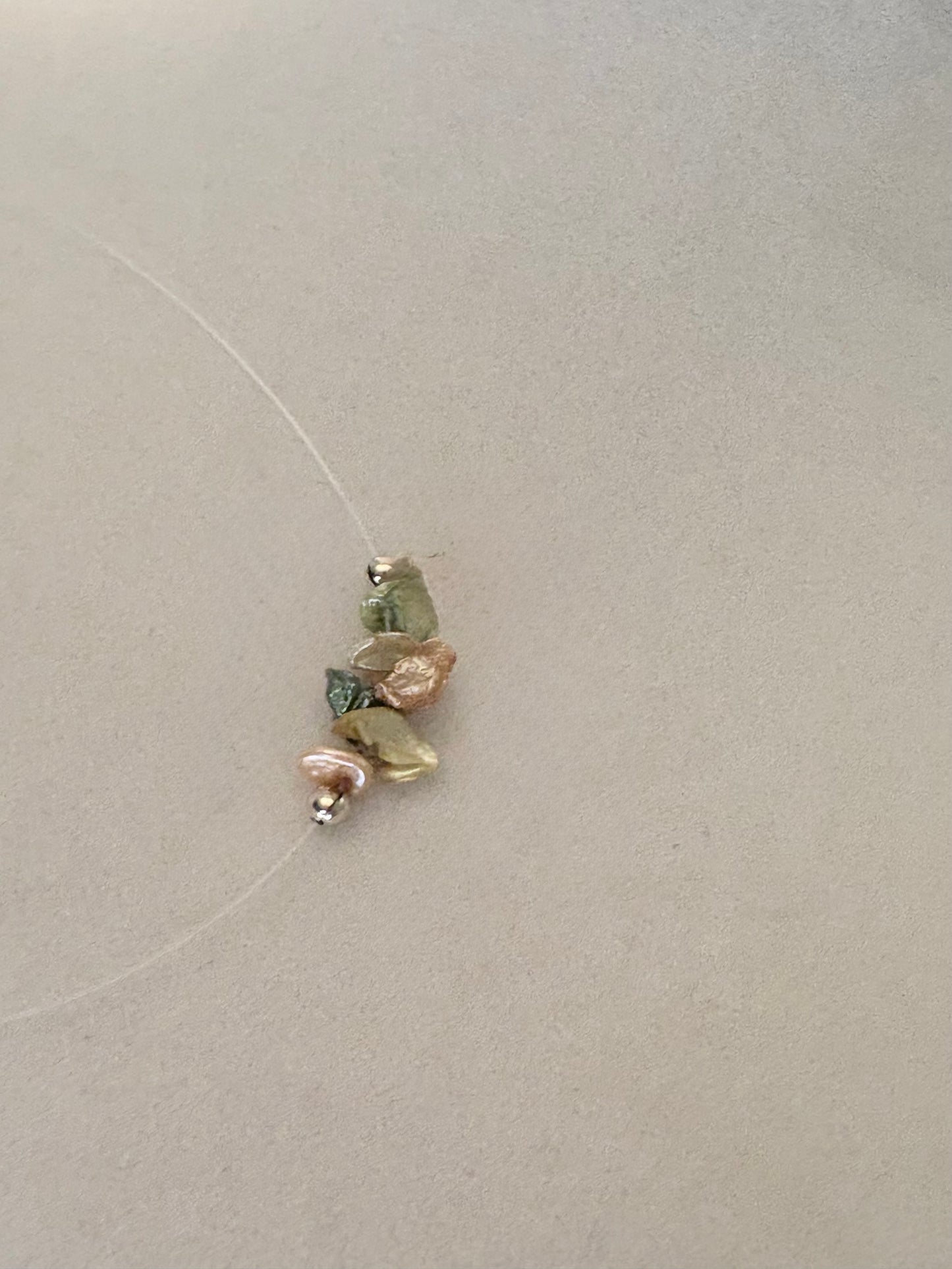 Petite Garden Party Floating Pearl Necklace