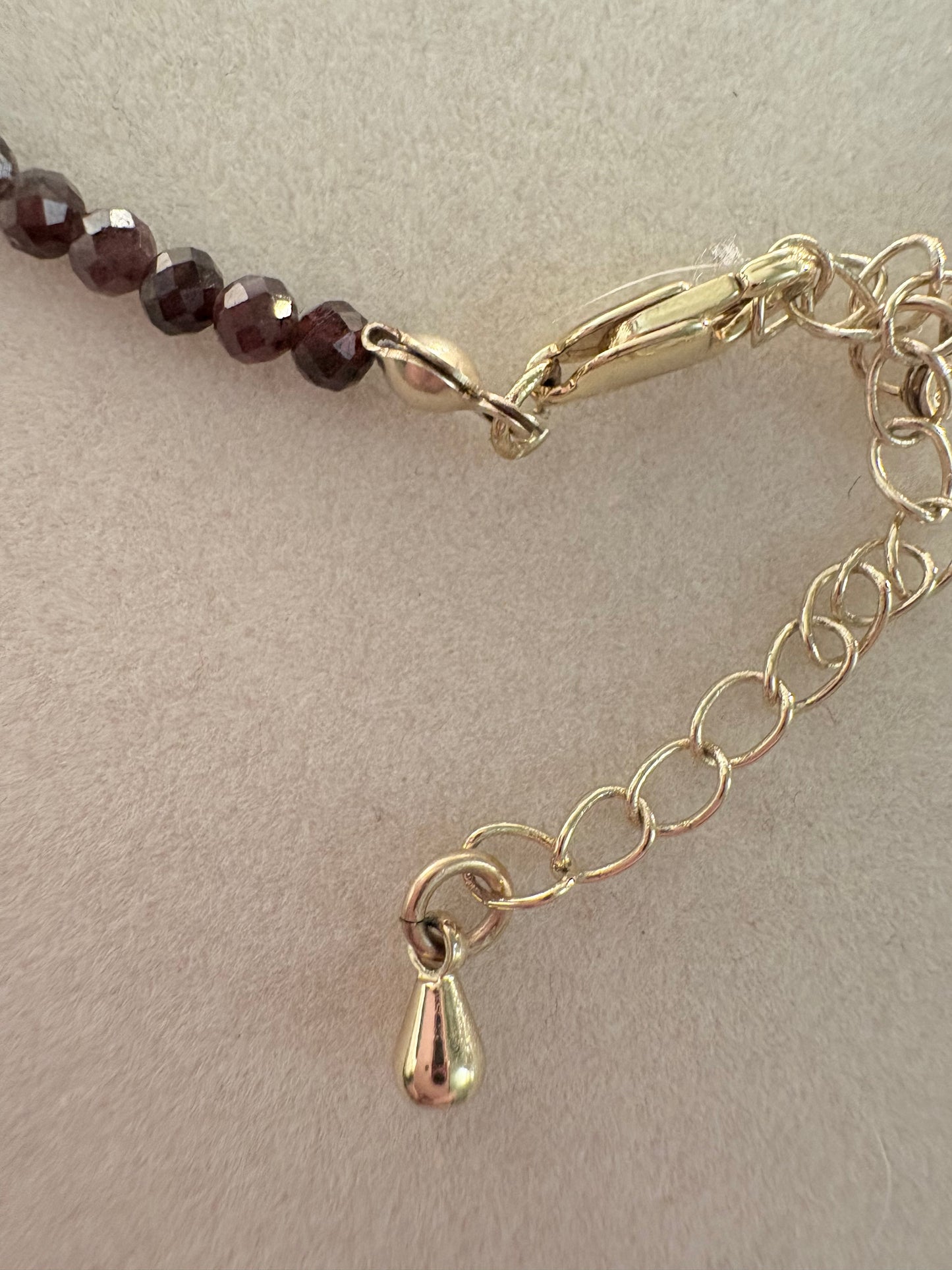 Dainty Garnet Bracelet
