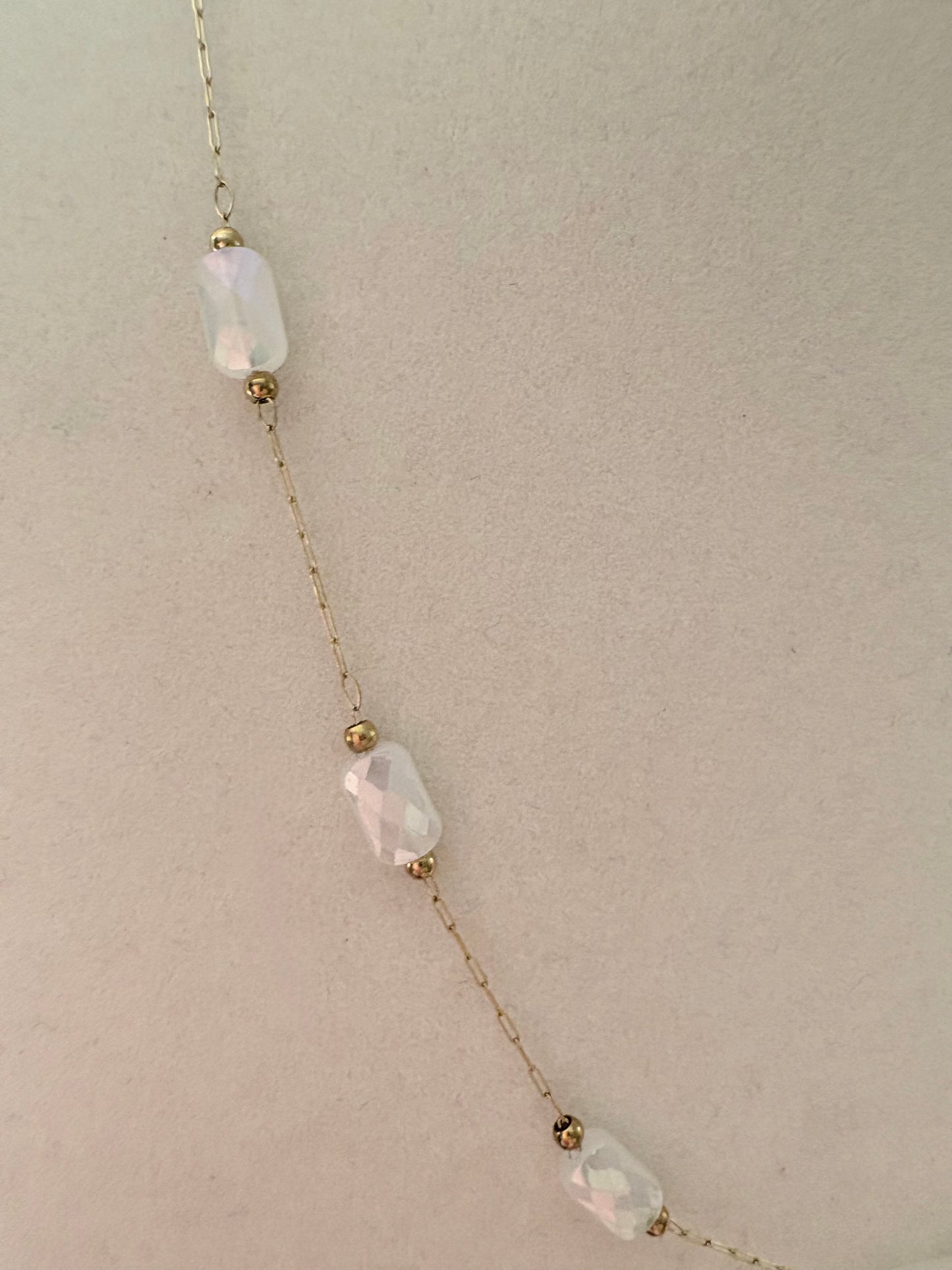 Transparent Glass Necklace
