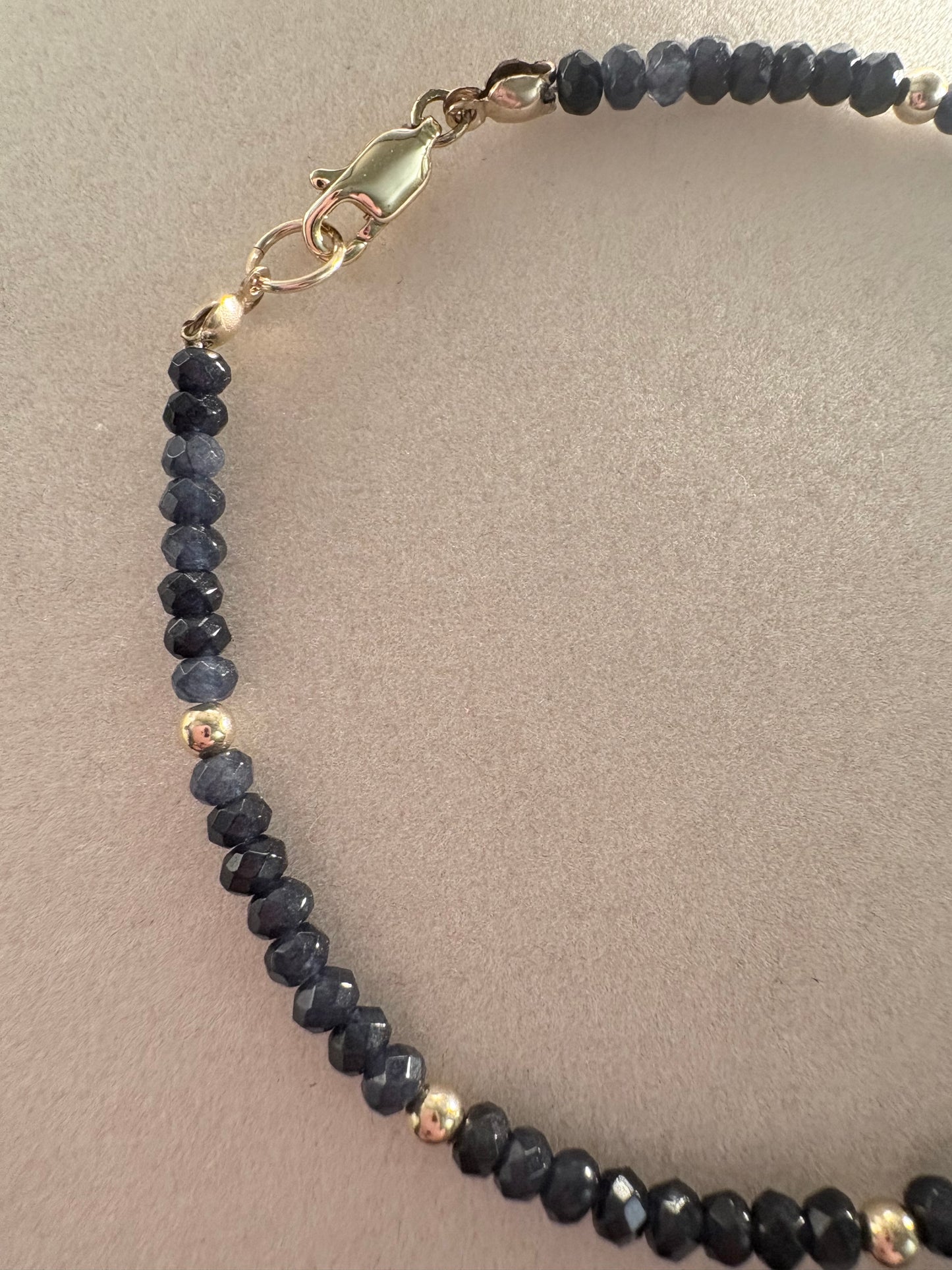 Dainty Garnet Bracelet