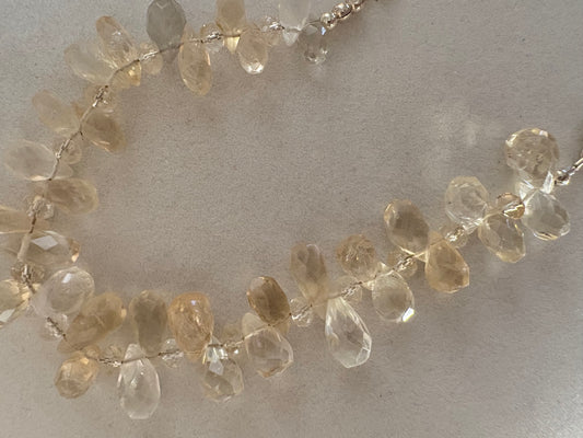 Citrine Briolette Bracelet