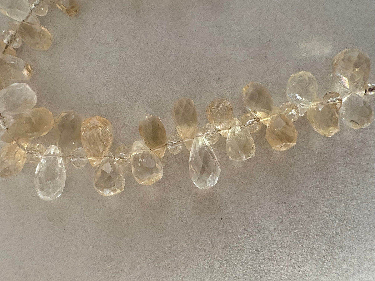 Citrine Briolette Bracelet