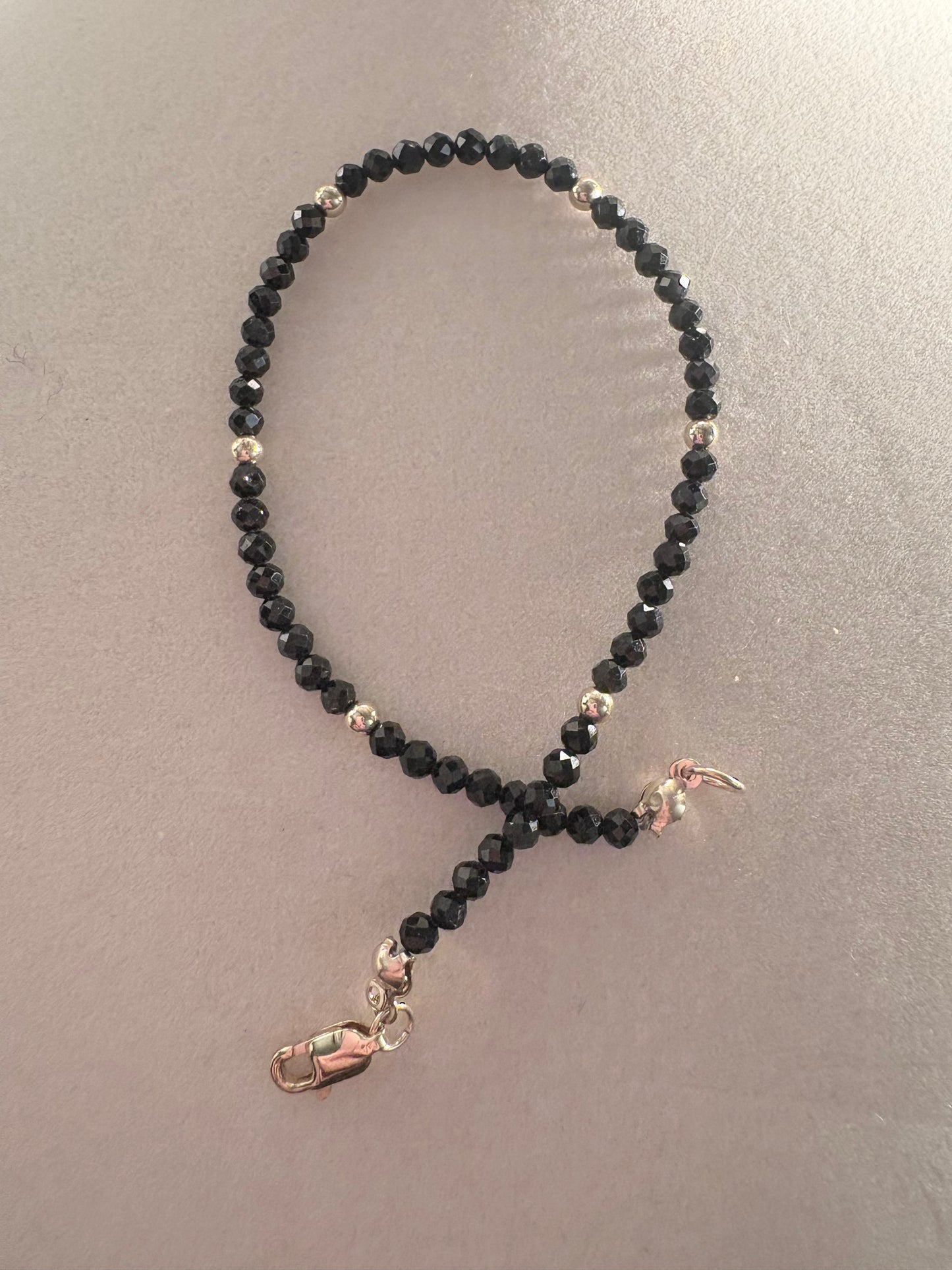 Dainty Garnet Bracelet