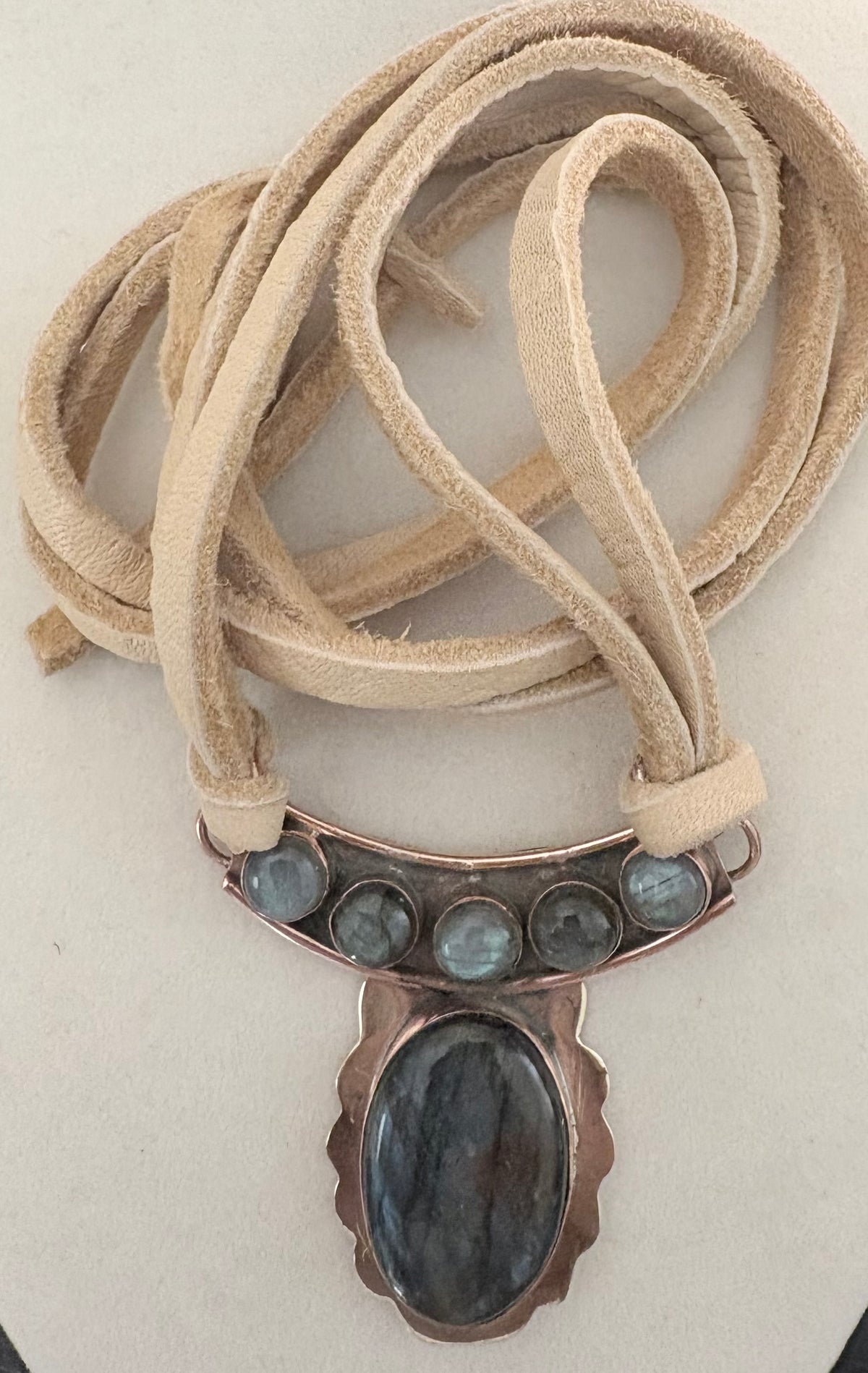 Moonlit Relic Deerskin Choker