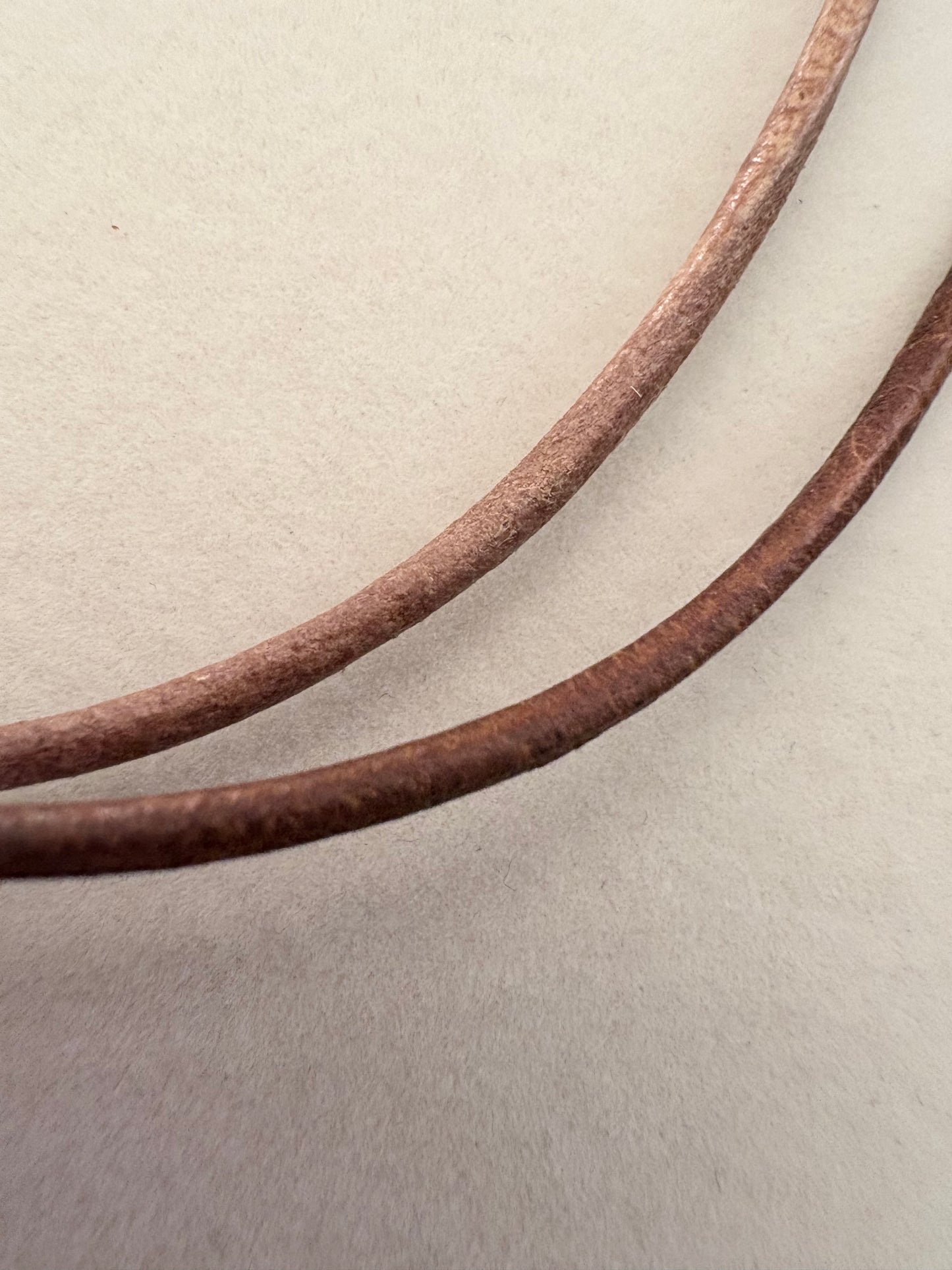 Midnight Edison Leather Necklace