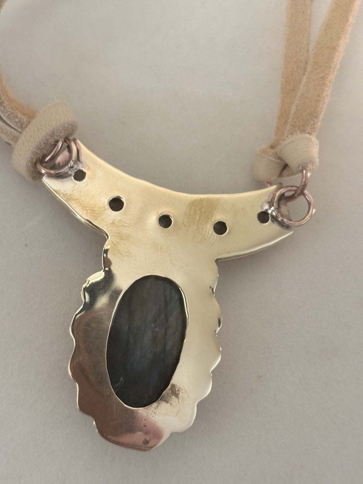 Moonlit Relic Deerskin Choker
