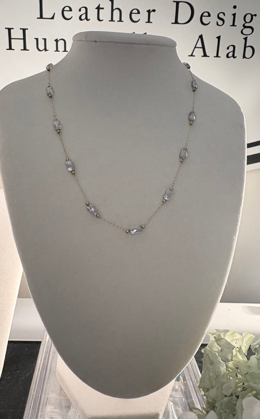 Transparent Glass Necklace