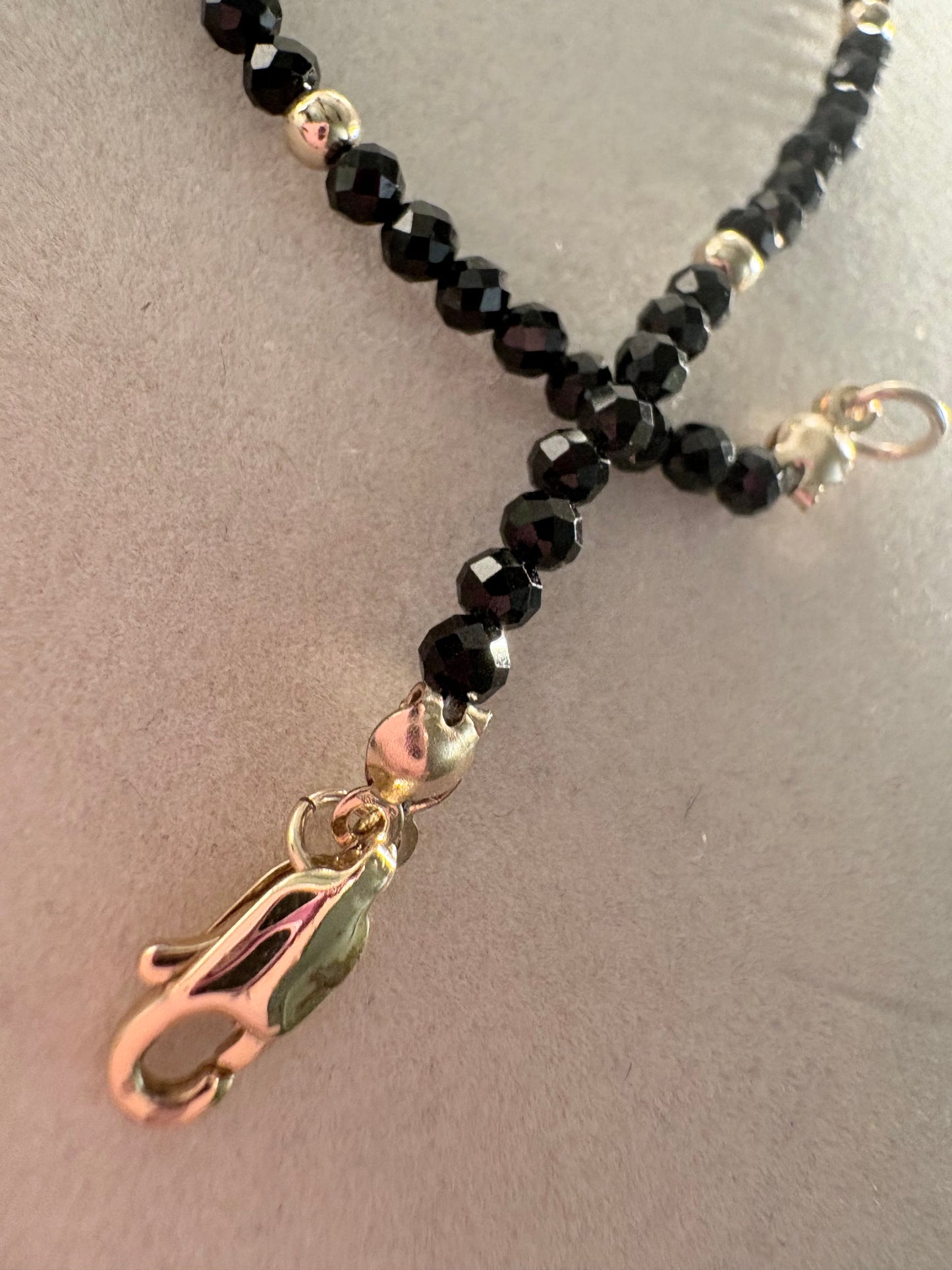 Dainty Garnet Bracelet