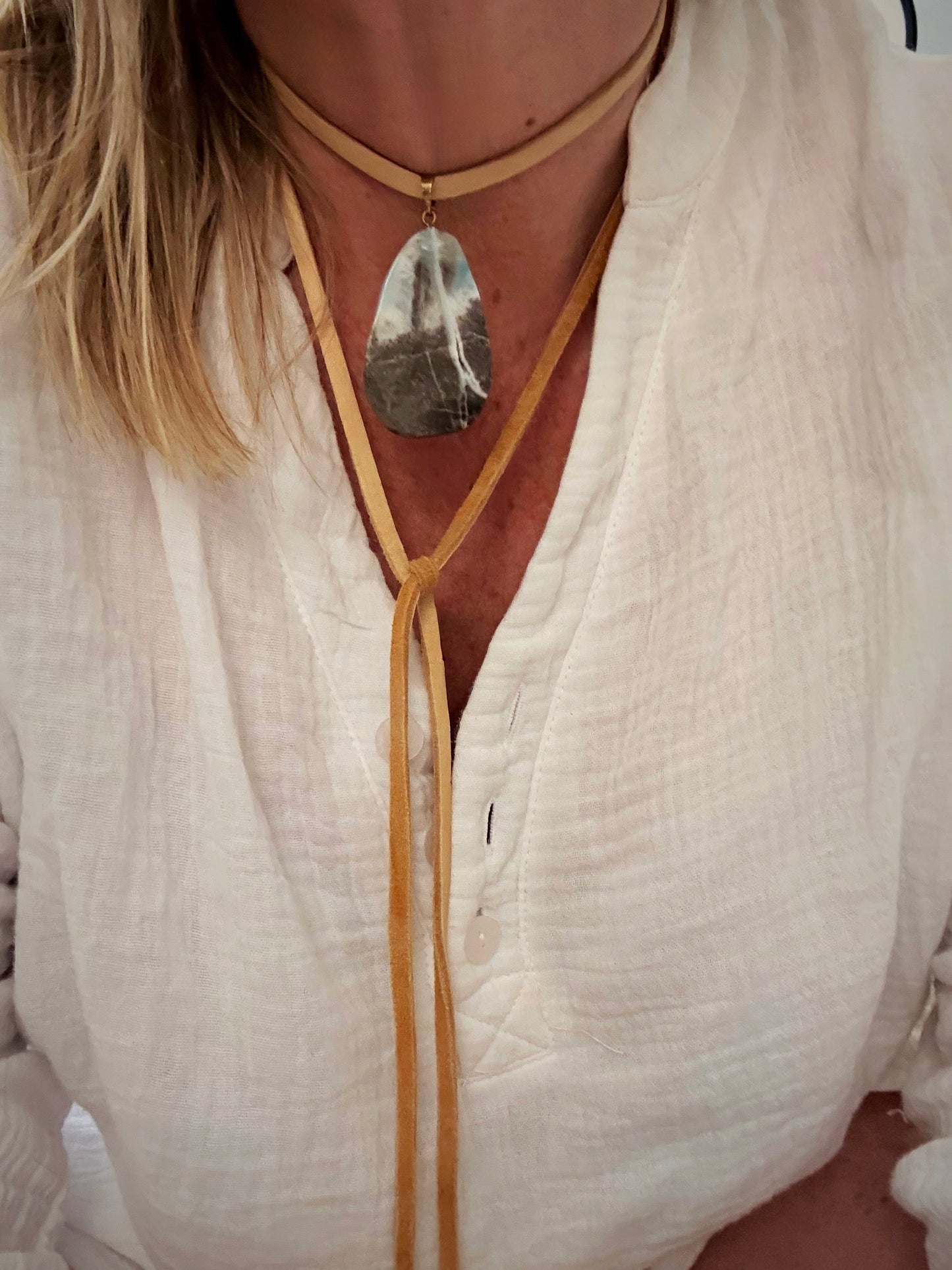 Raw Amazonite Signature Wrap