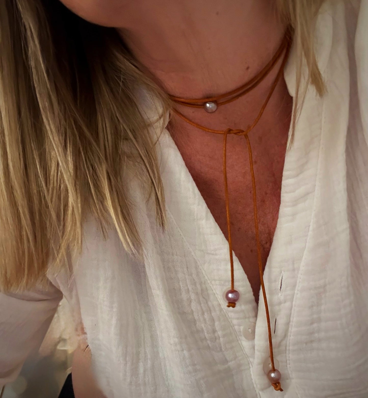 Greek Leather Wrap