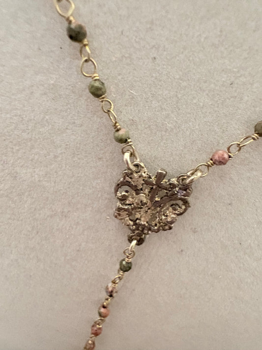 Unakite Jasper Rosary