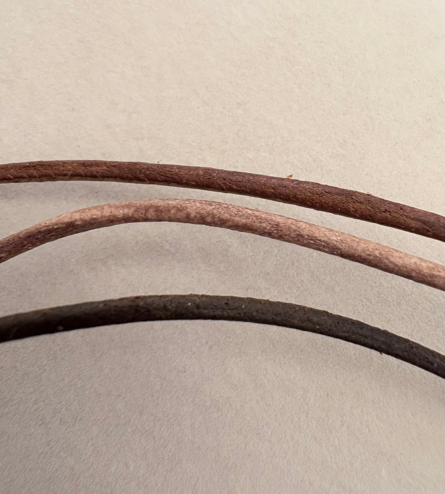 Midnight Edison Leather Necklace
