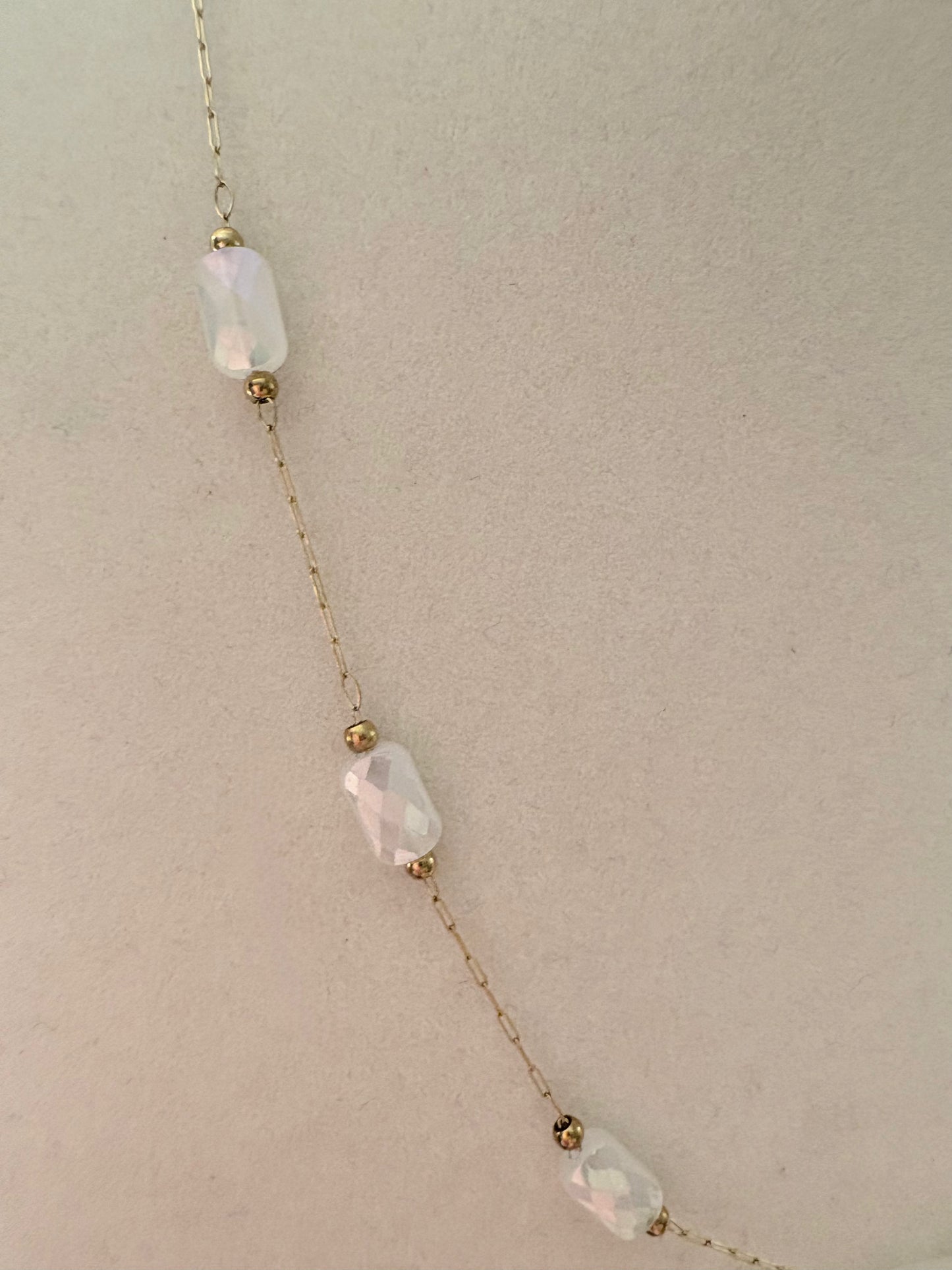 Transparent Glass Necklace