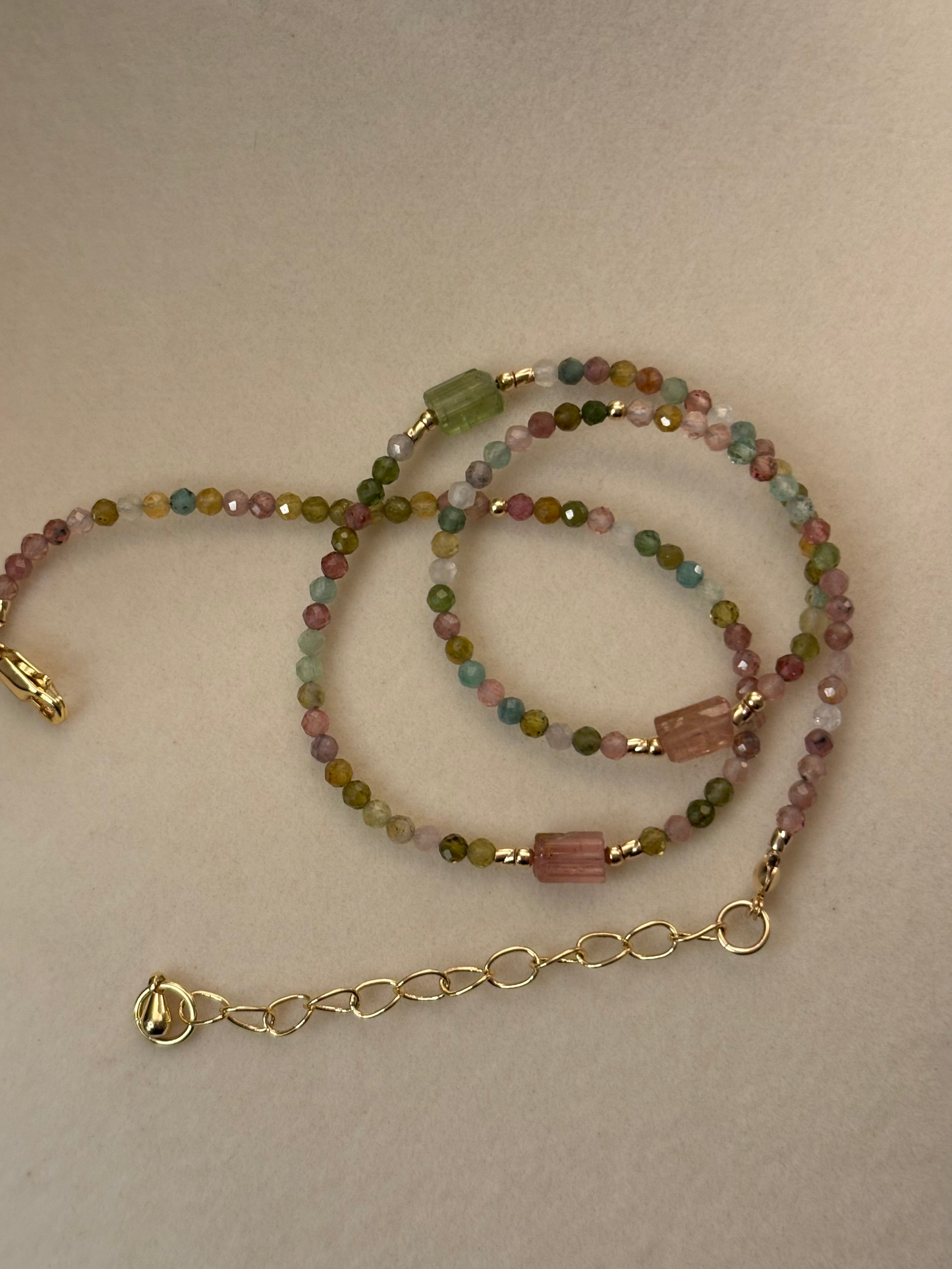 Watermelon Tourmaline Necklace