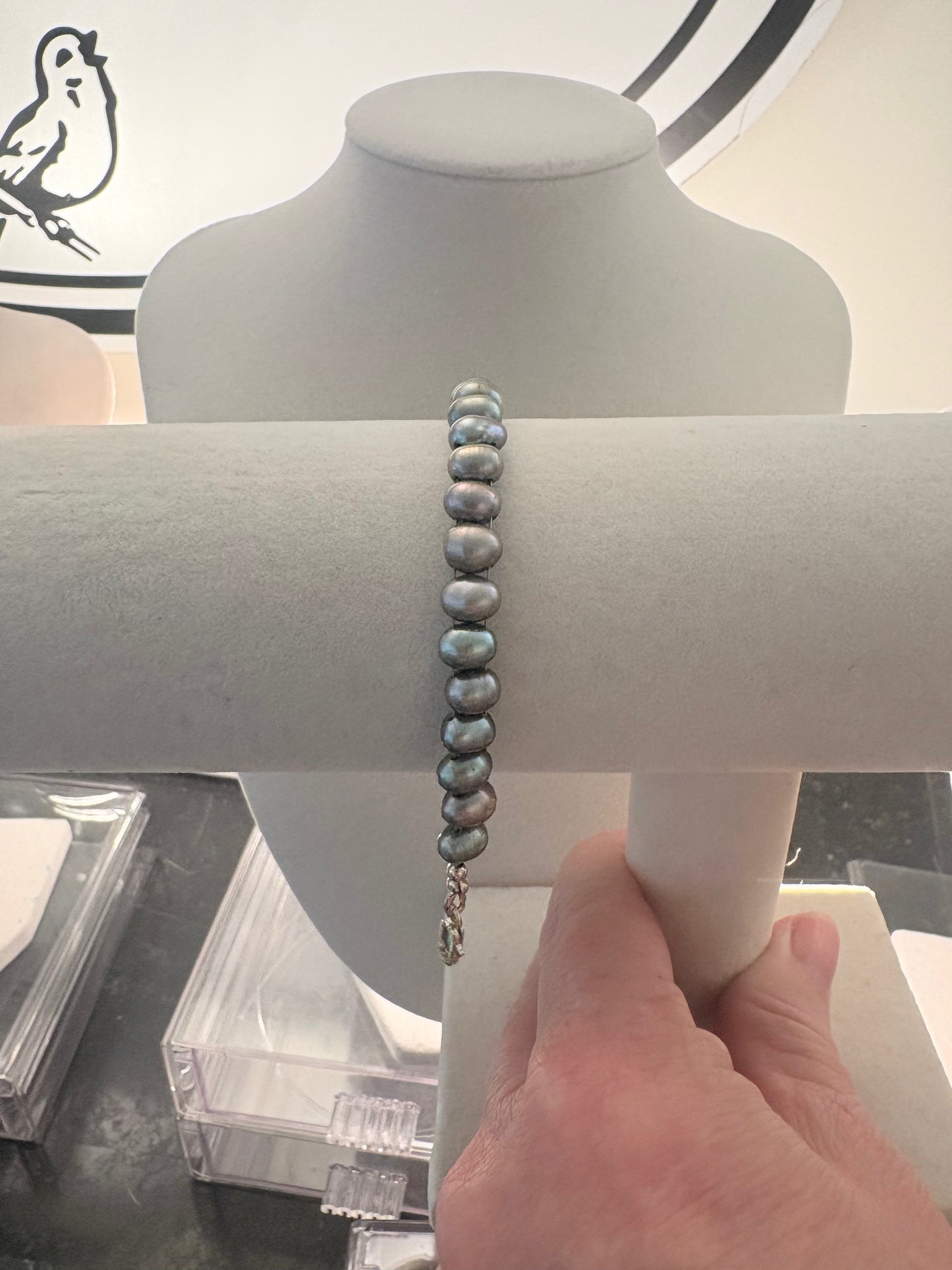 Peacock Freshwater Pearl Bracelet