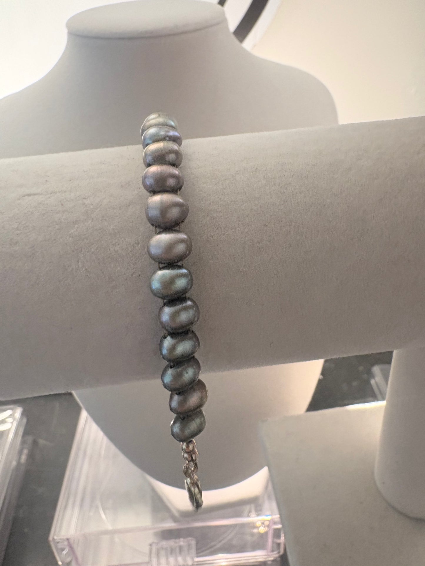 Peacock Freshwater Pearl Bracelet