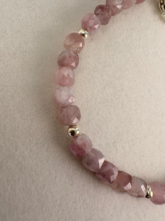 Strawberry Quartz Bracelet