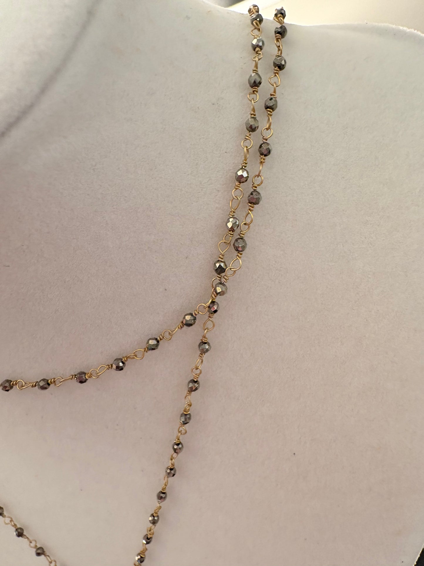 Layered Micro Pyrite Rosary