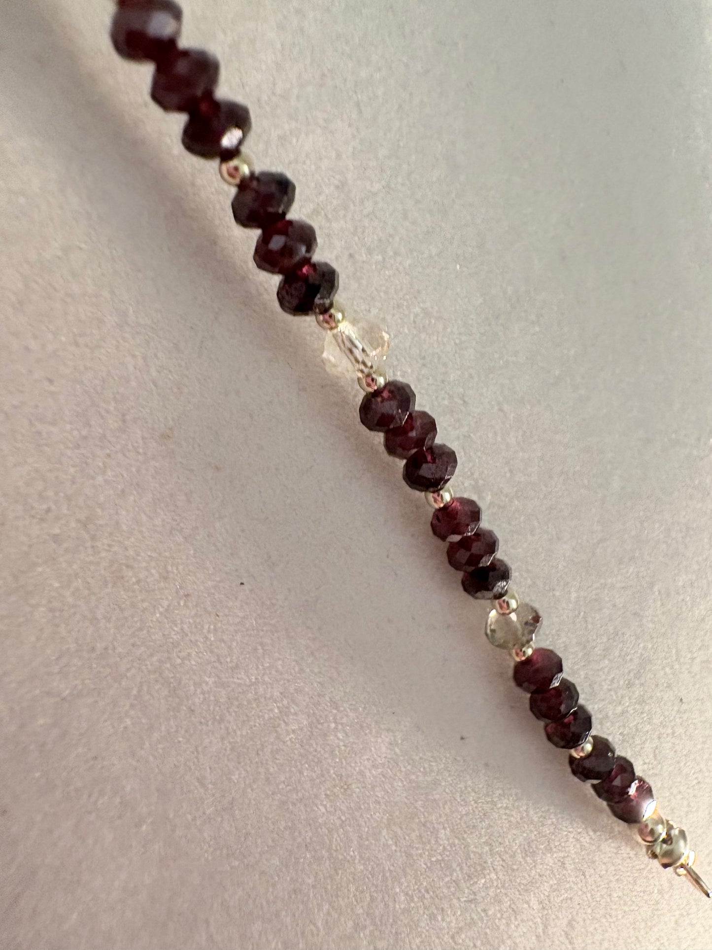 Amandine Garnet & Citrine Bracelet