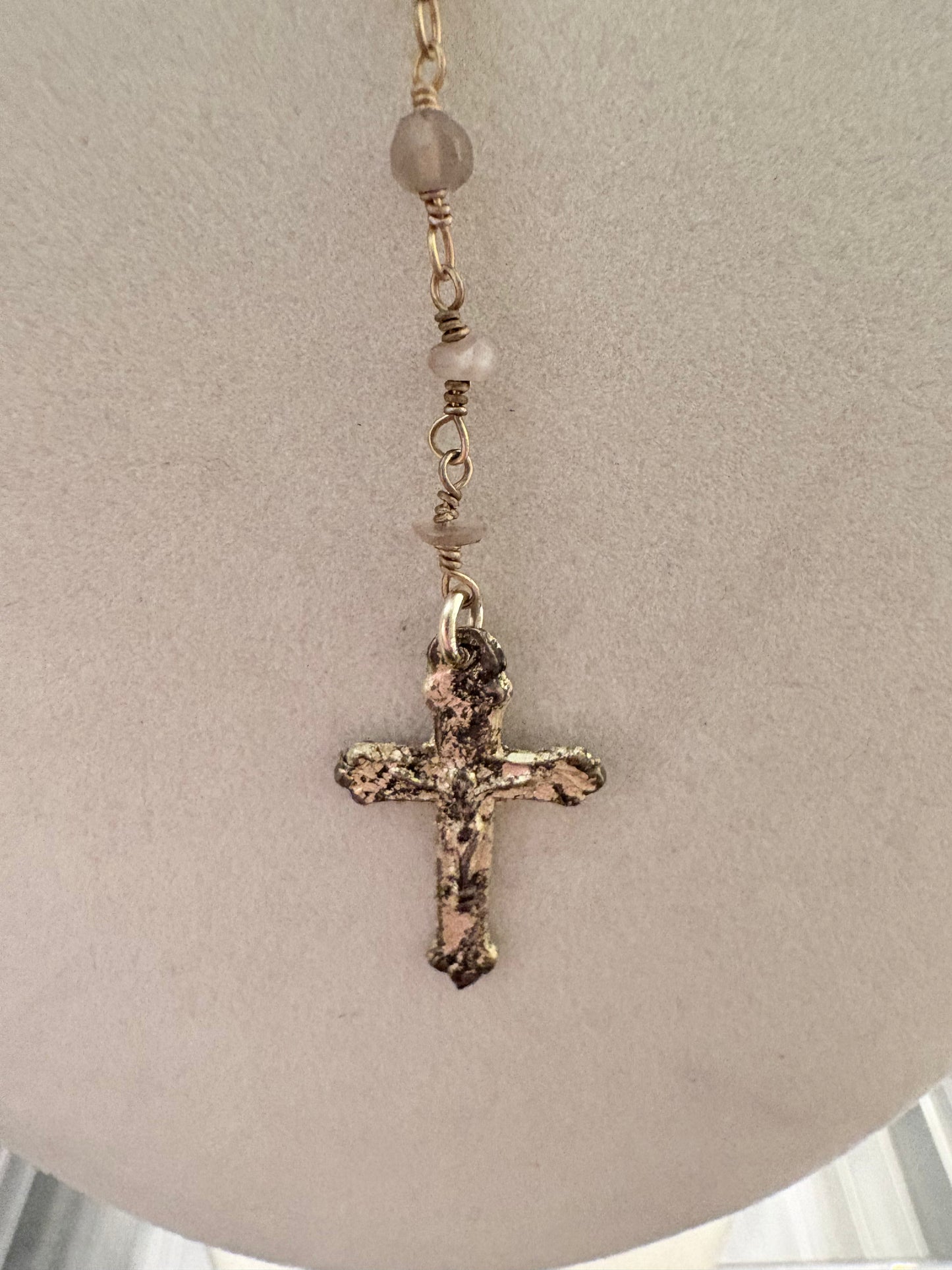 Chocolate Moonstone Rosary