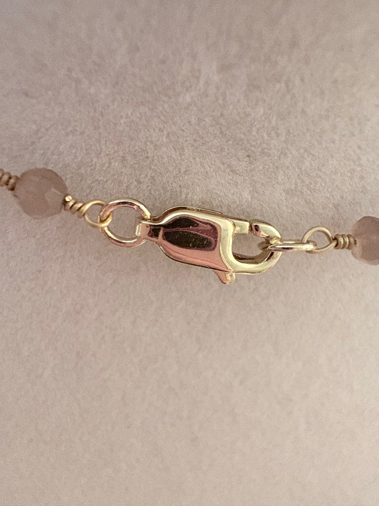 Chocolate Moonstone Rosary