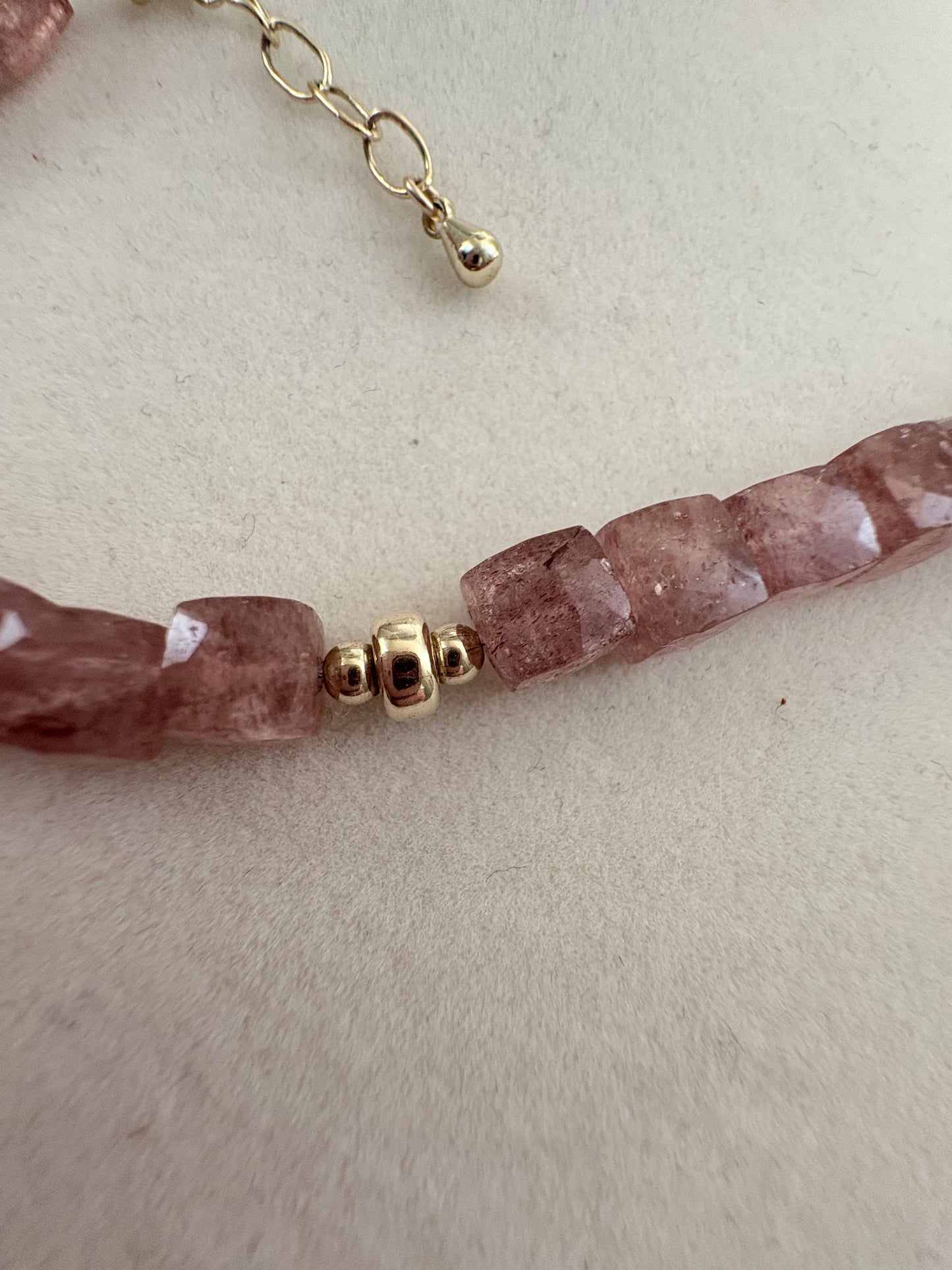 Strawberry Quartz Bracelet
