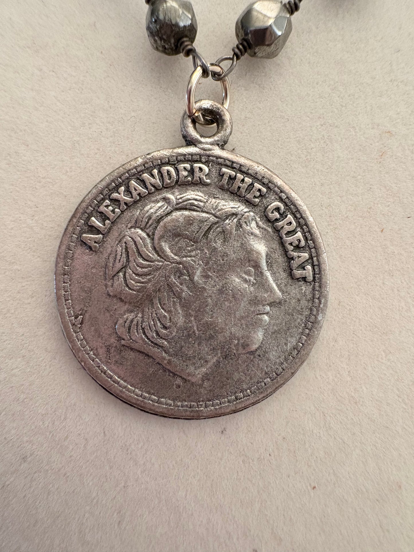 Alexander The Great Coin Necklace