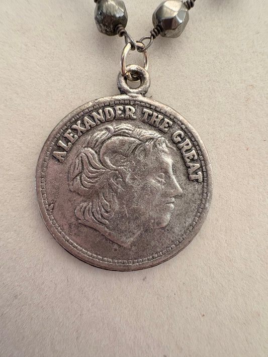 Alexander The Great Coin Necklace