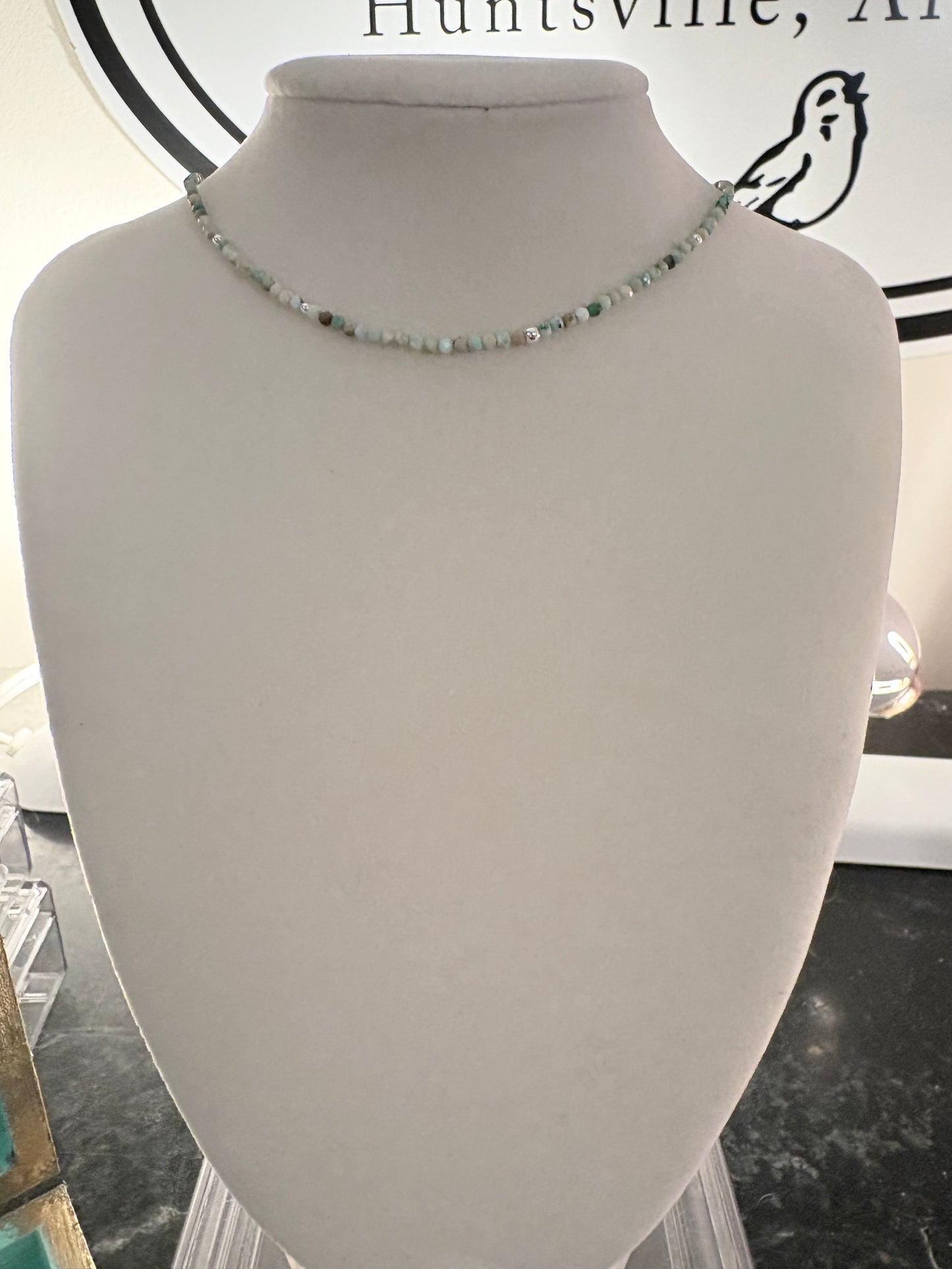 Dainty Peruvian Turquoise Necklace
