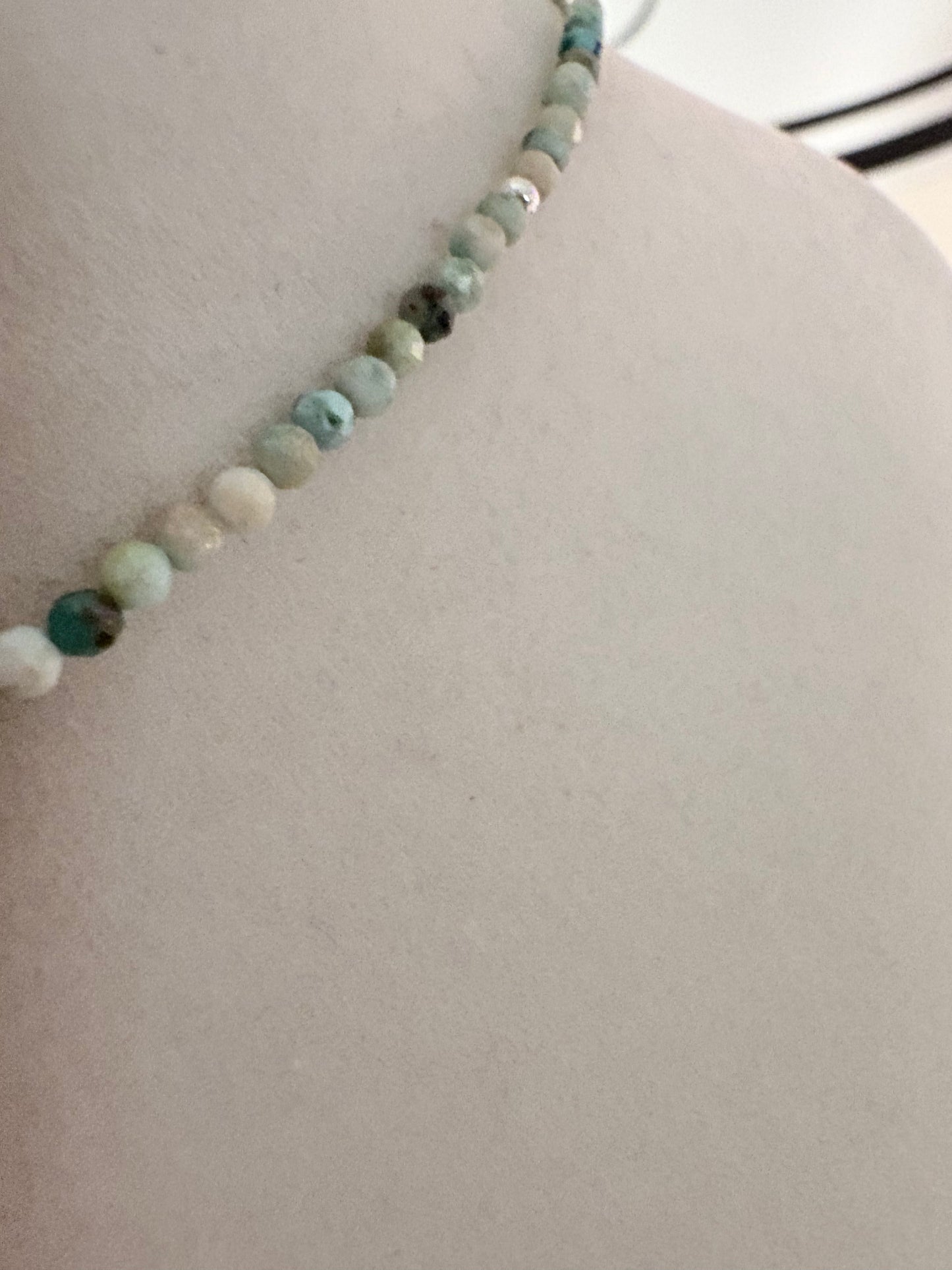 Dainty Peruvian Turquoise Necklace