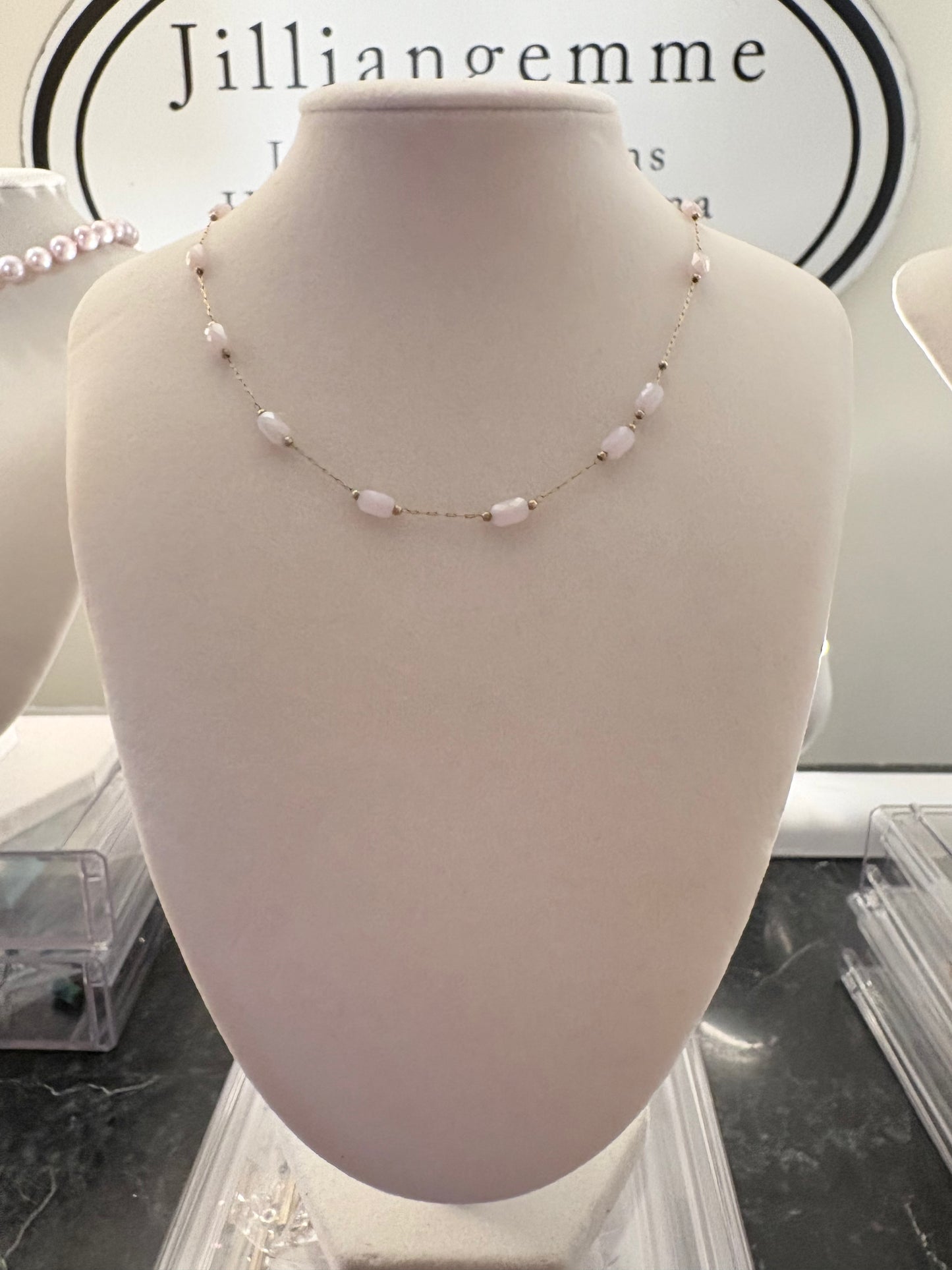 Transparent Glass Necklace