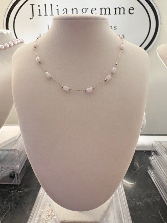 Transparent Glass Necklace