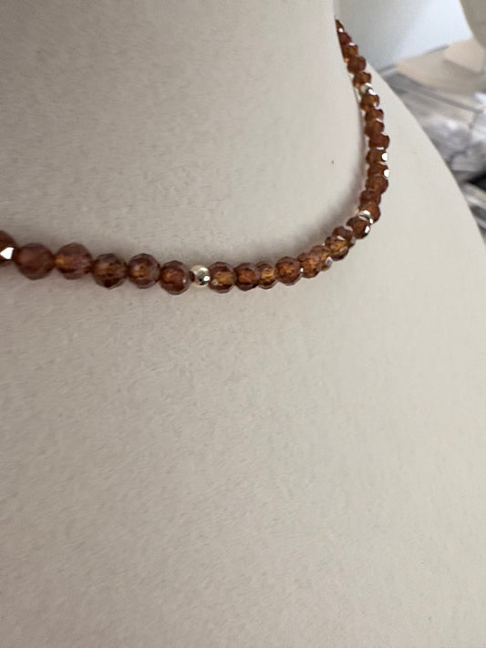 Spessartine Garnet Necklace